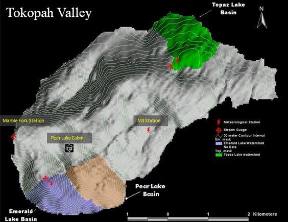 Tokopah Valley Research Sites
